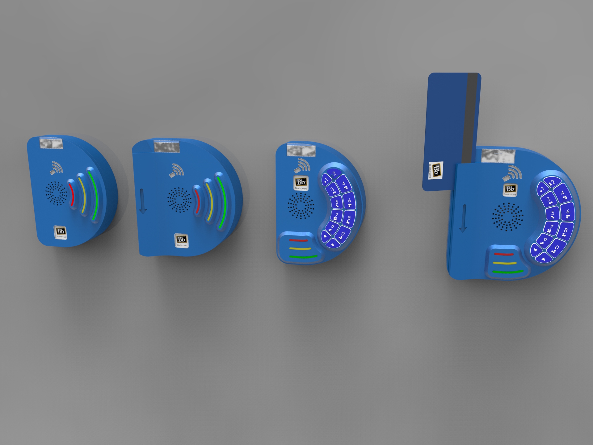 Door Access刷卡门禁锁模型3D图纸 Solidworks设计 附IGS STEP